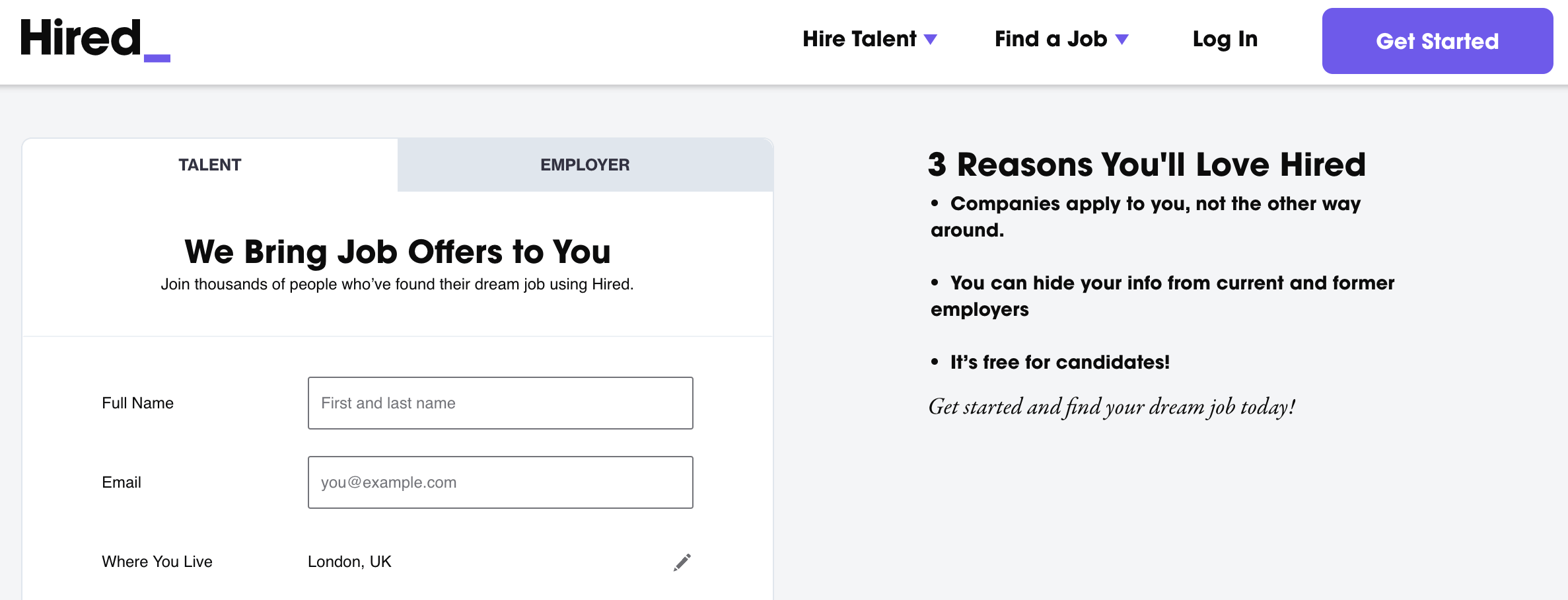 hired-landing-page