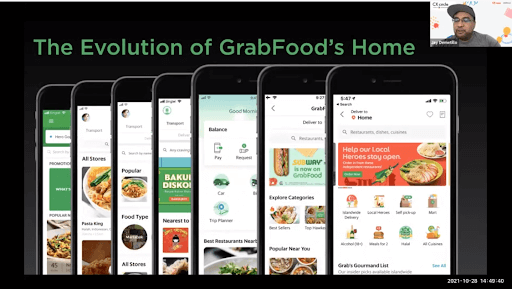 The ux design evolution of Grabfood's Home