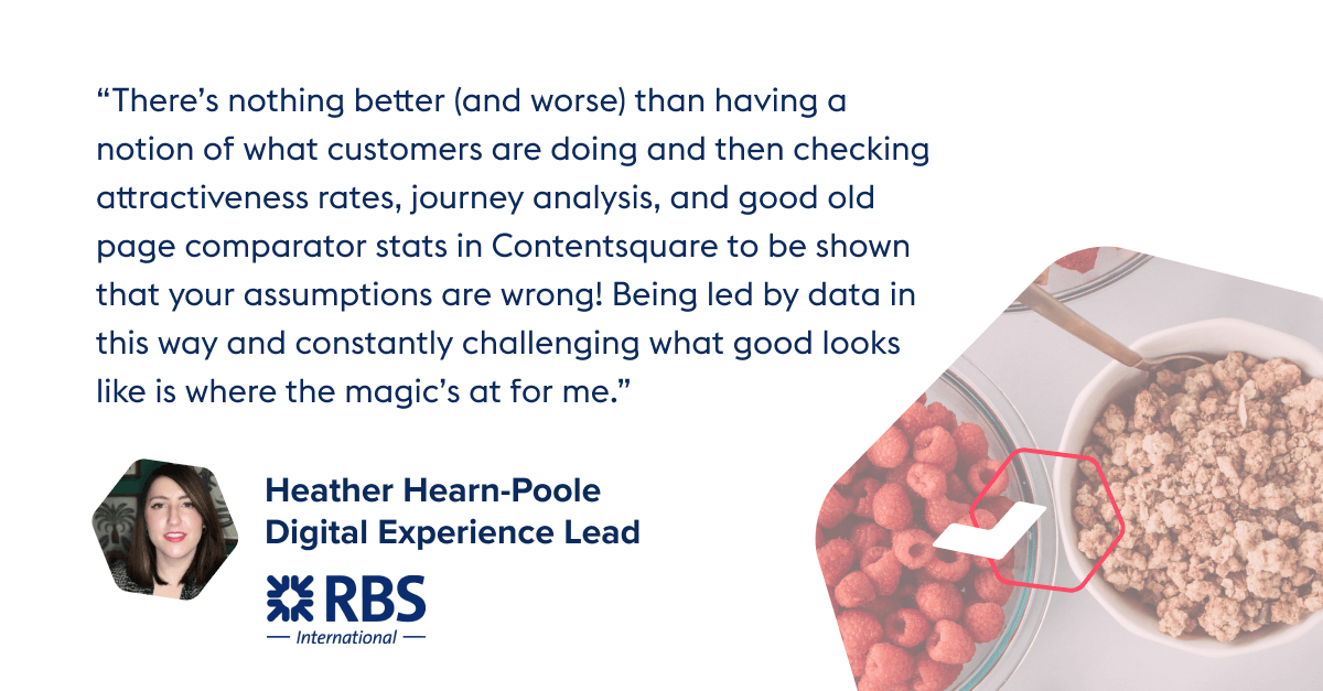 RBS International quote about human-first approach to digital experiences in Banking