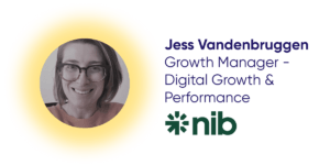 Jess Vanderbruggen, Growth manager at Nib