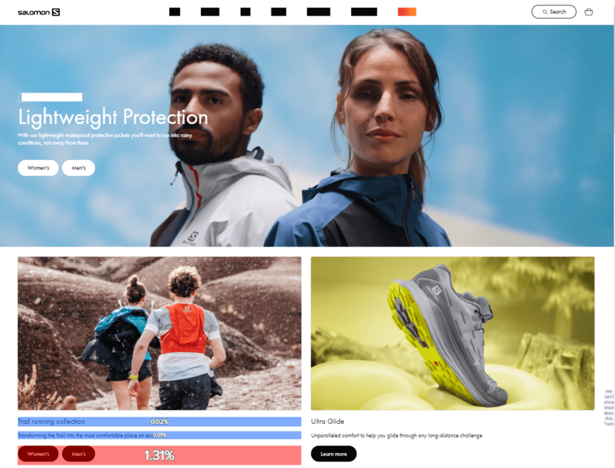 The salomon website and eCommerce product launch strategy 