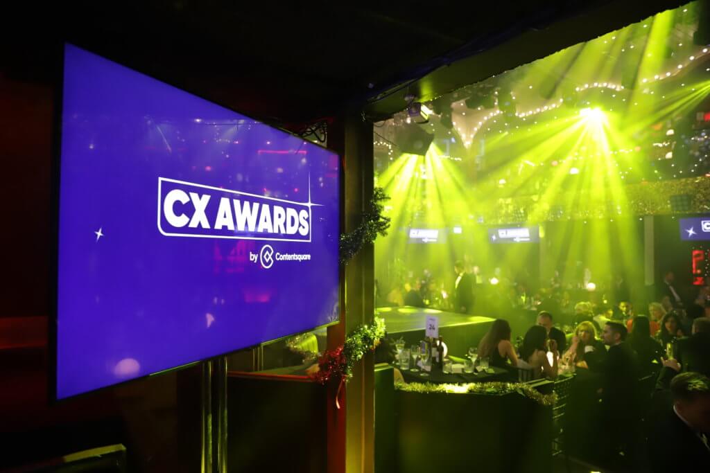 Screen at Contentsquare's CX Awards 2022 in London